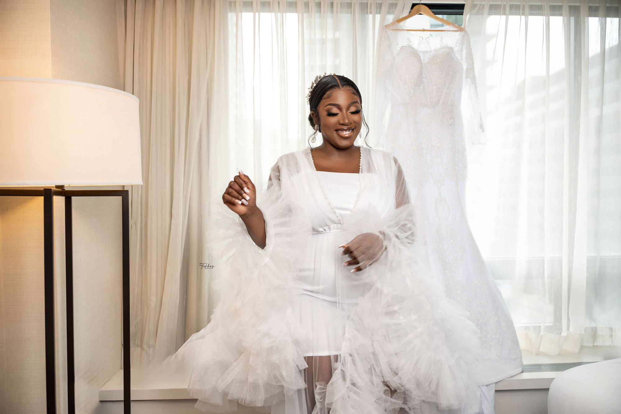 Black wedding photographer Ottawa FokhusOnLove — bride portrait